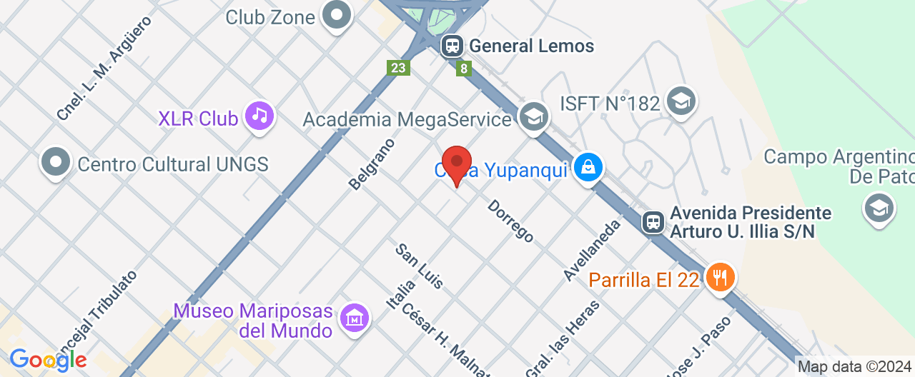 Mapa de la ubicación
