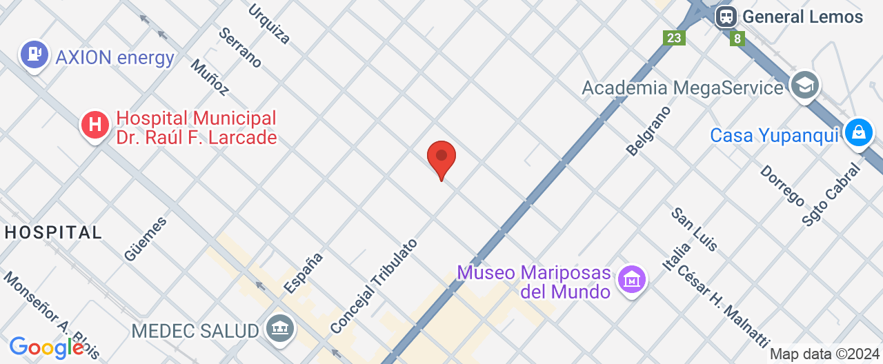 Mapa de la ubicación