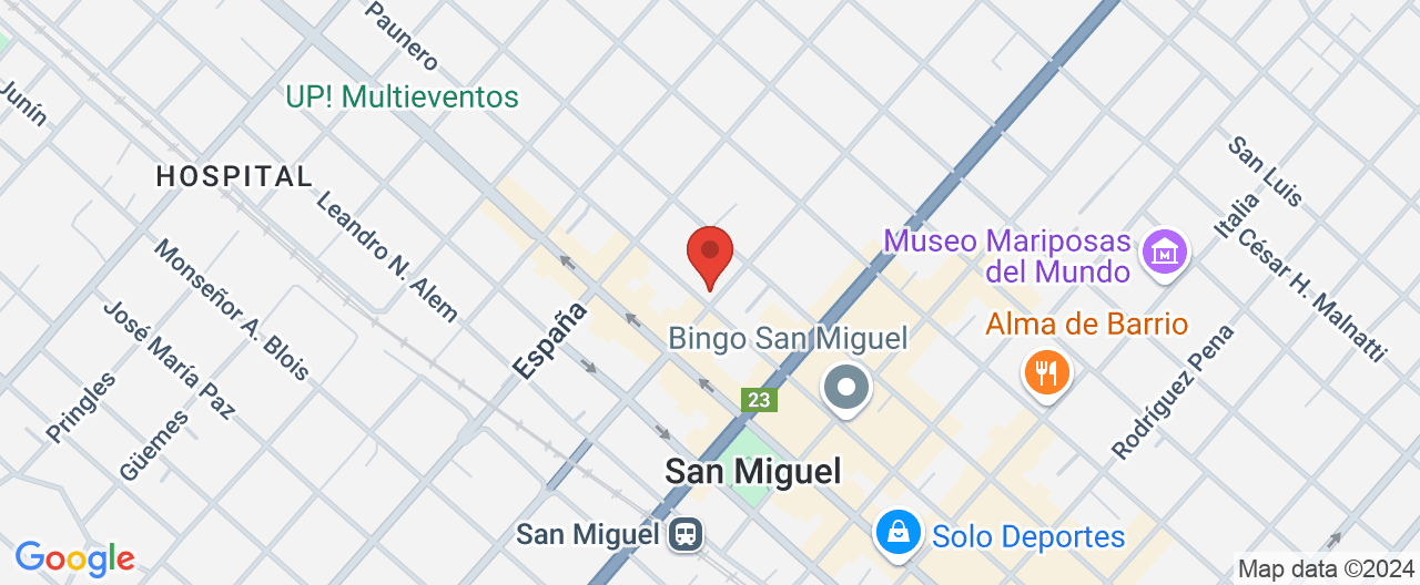 Mapa de la ubicación