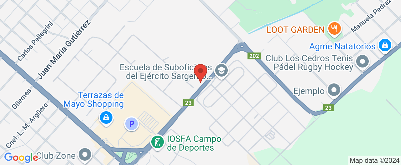 Mapa de la ubicación