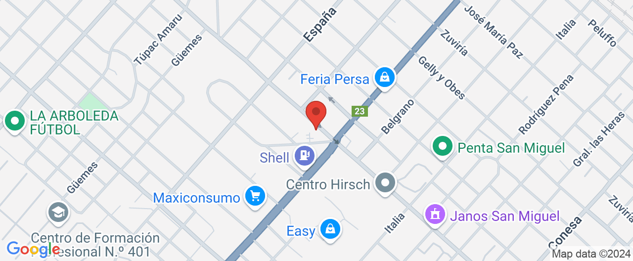 Mapa de la ubicación
