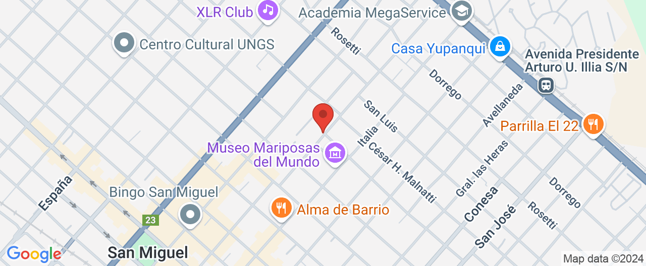 Mapa de la ubicación