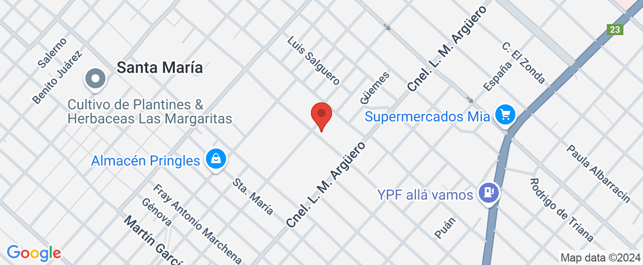 Mapa de la ubicación