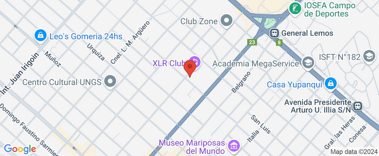 Mapa de la ubicación