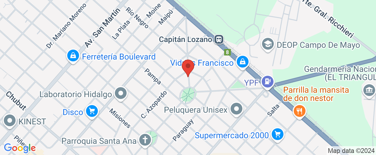Mapa de la ubicación