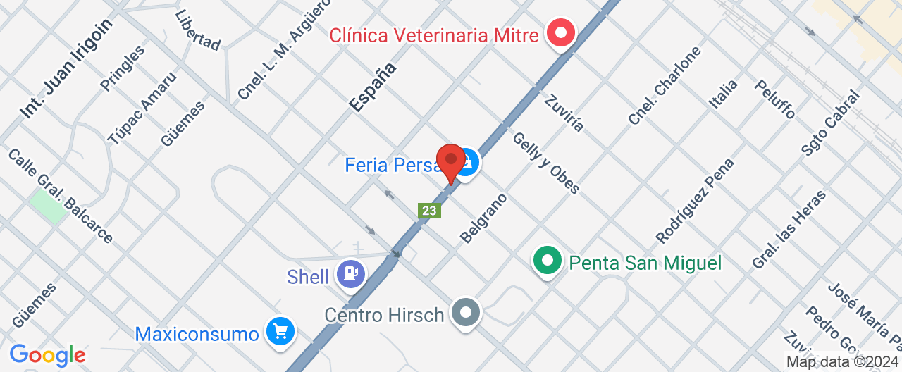 Mapa de la ubicación