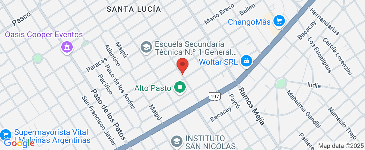 Mapa de la ubicación