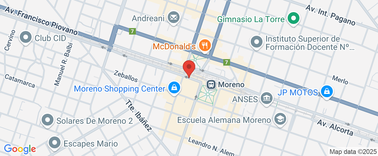 Mapa de la ubicación
