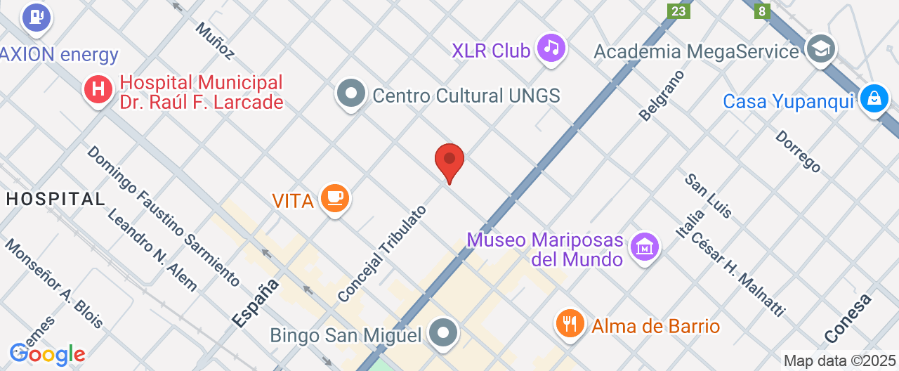 Mapa de la ubicación
