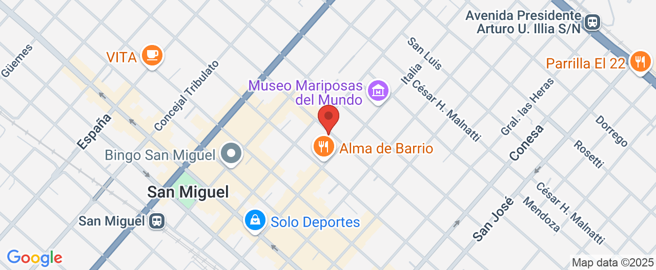 Mapa de la ubicación