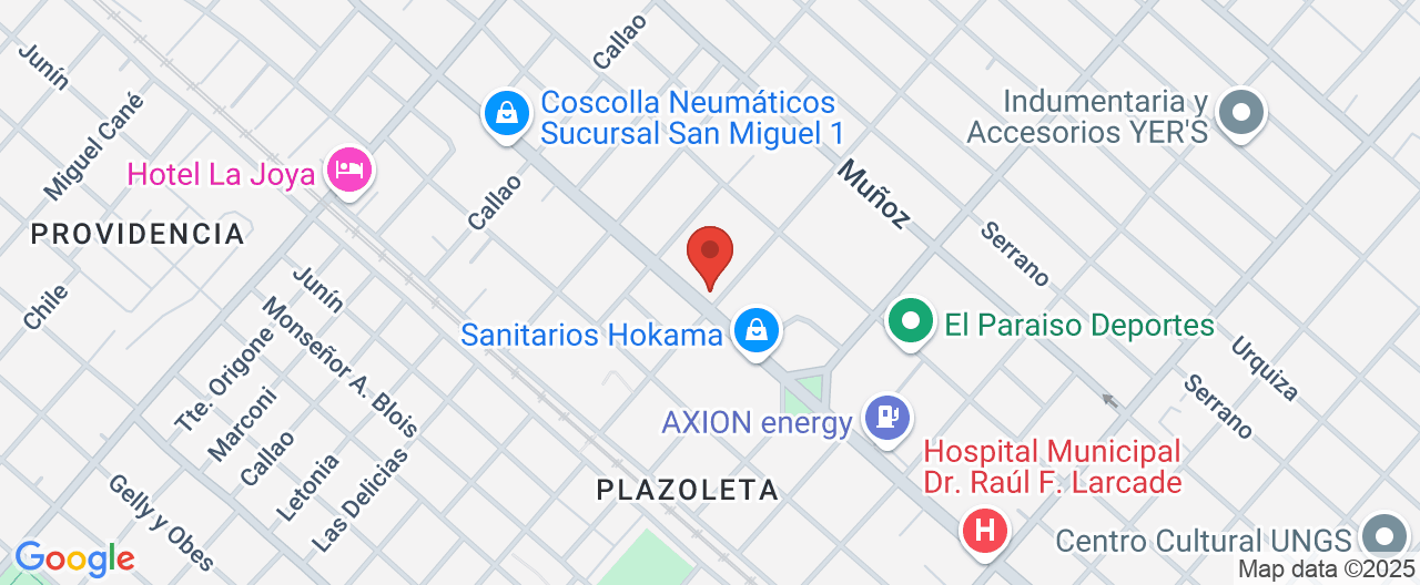 Mapa de la ubicación