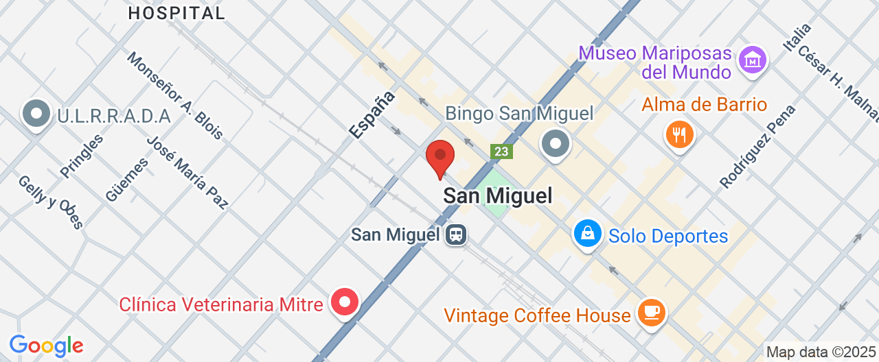 Mapa de la ubicación