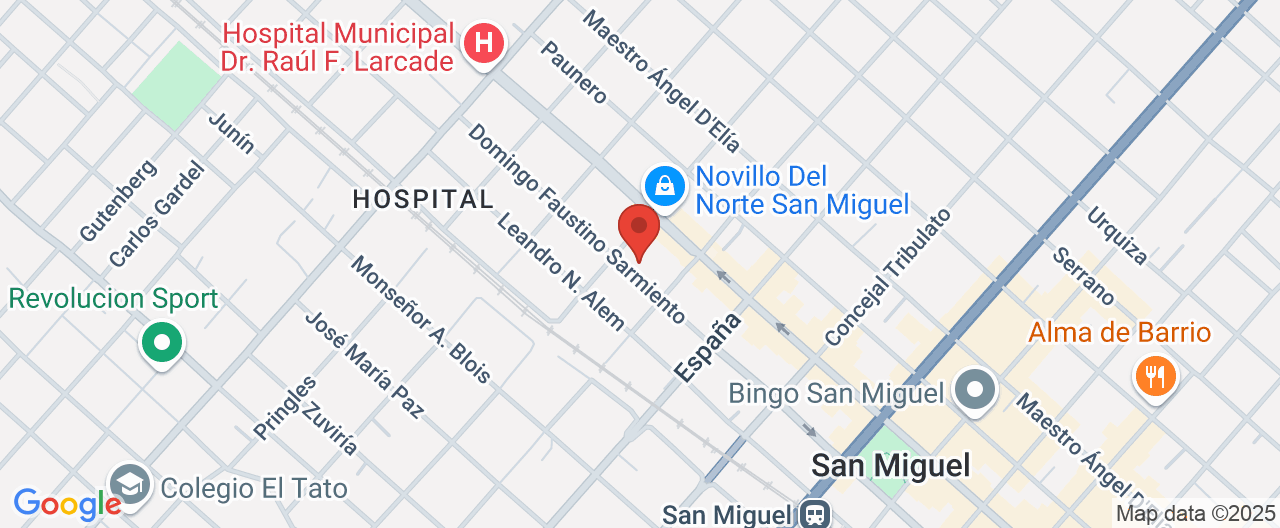 Mapa de la ubicación