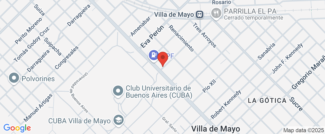Mapa de la ubicación