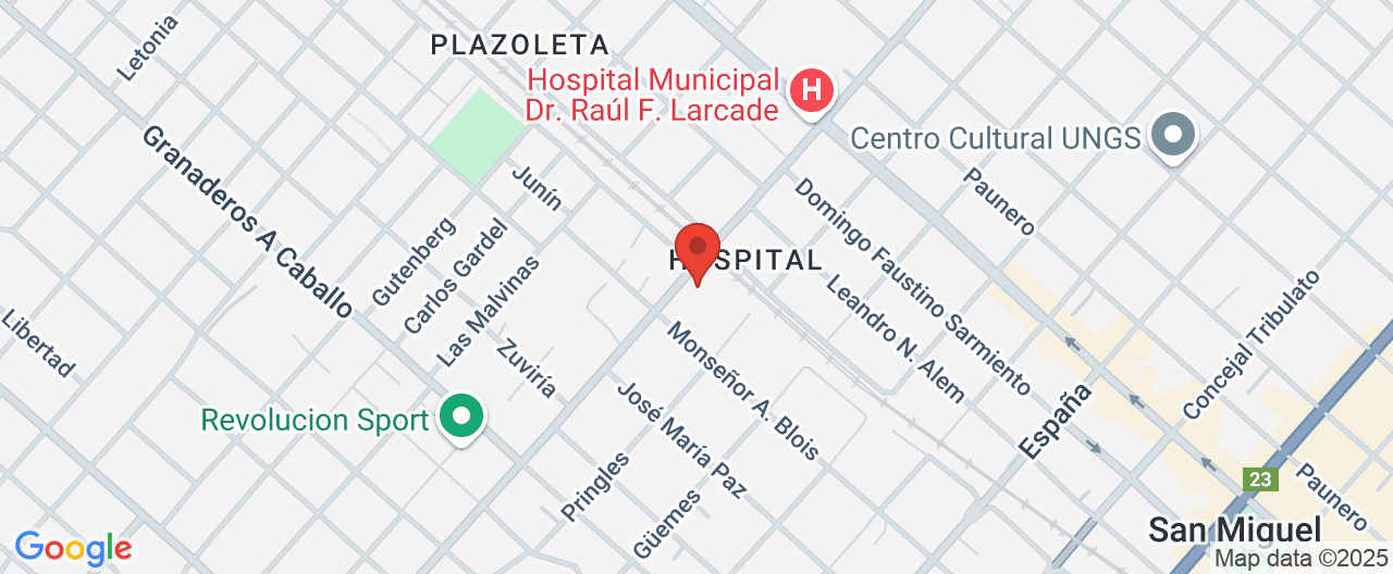 Mapa de la ubicación
