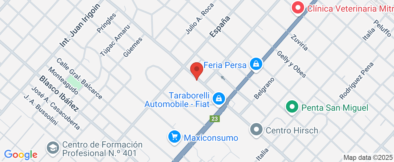 Mapa de la ubicación