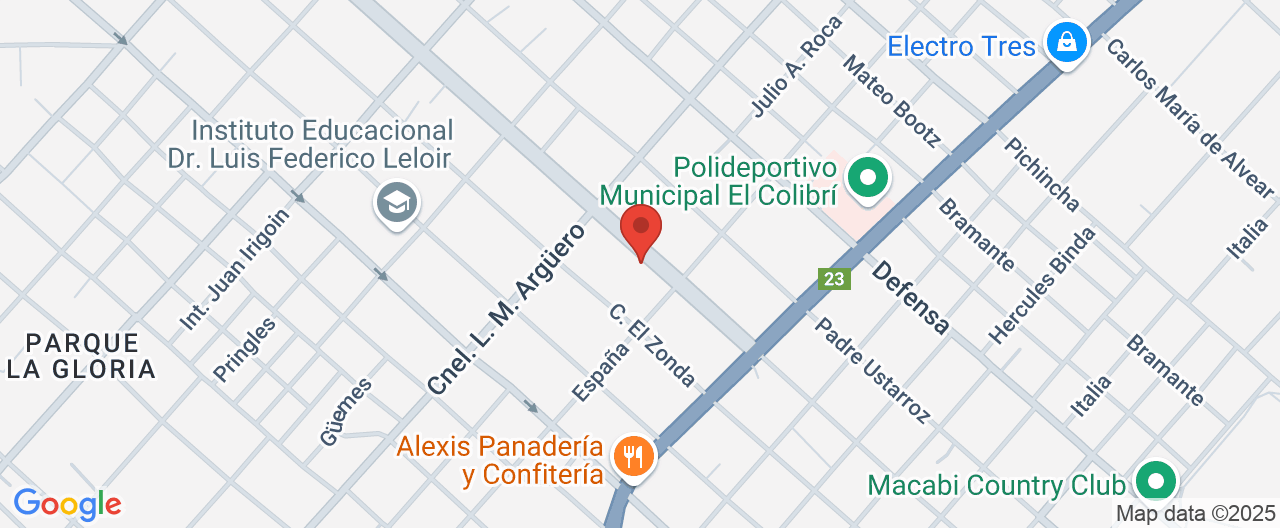 Mapa de la ubicación