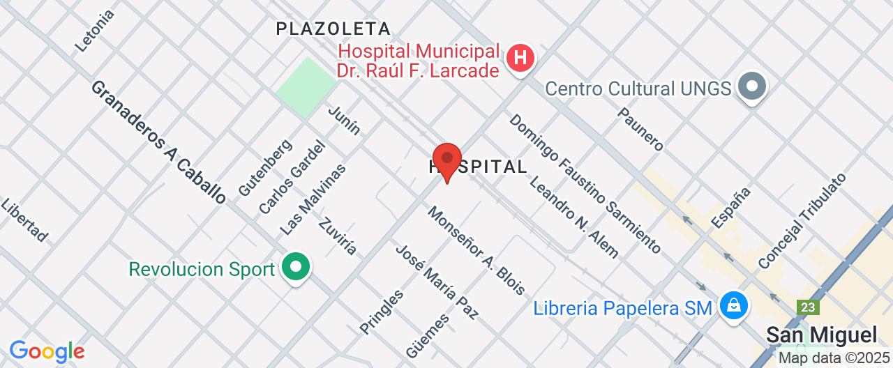 Mapa de la ubicación