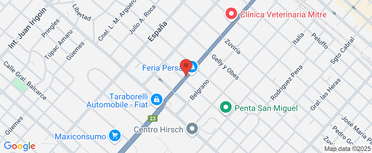 Mapa de la ubicación