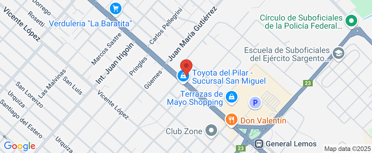 Mapa de la ubicación