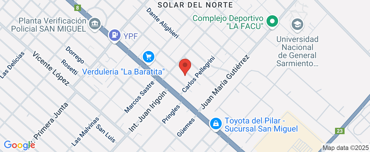 Mapa de la ubicación