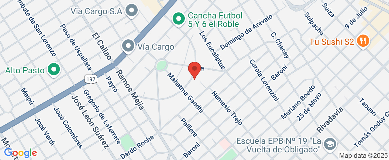 Mapa de la ubicación
