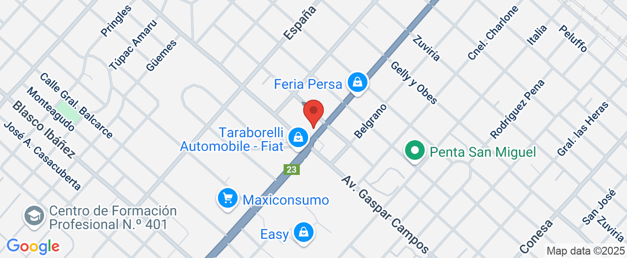 Mapa de la ubicación