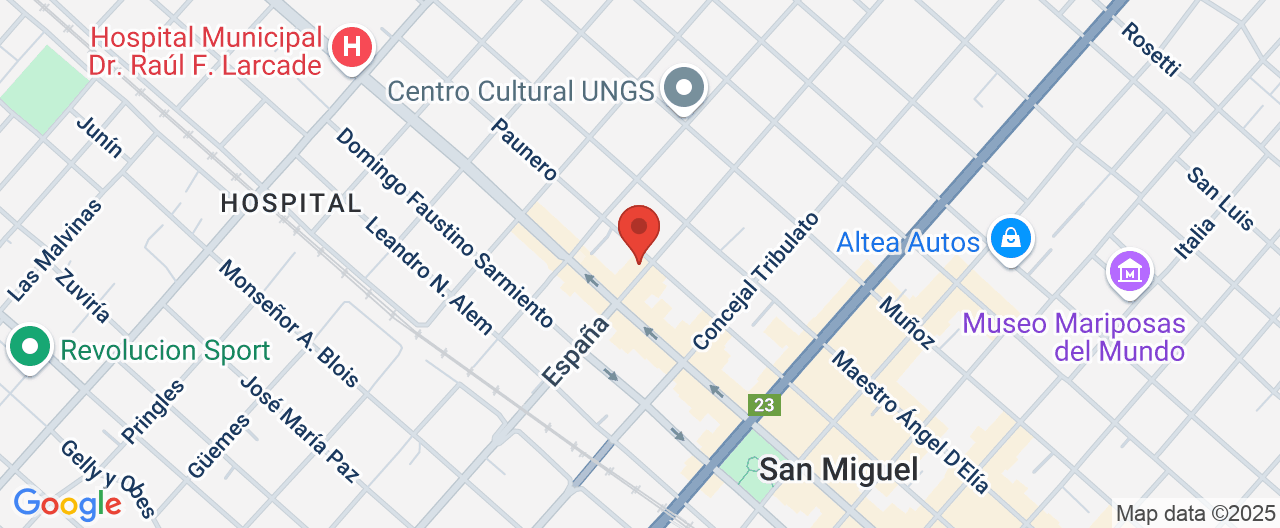 Mapa de la ubicación