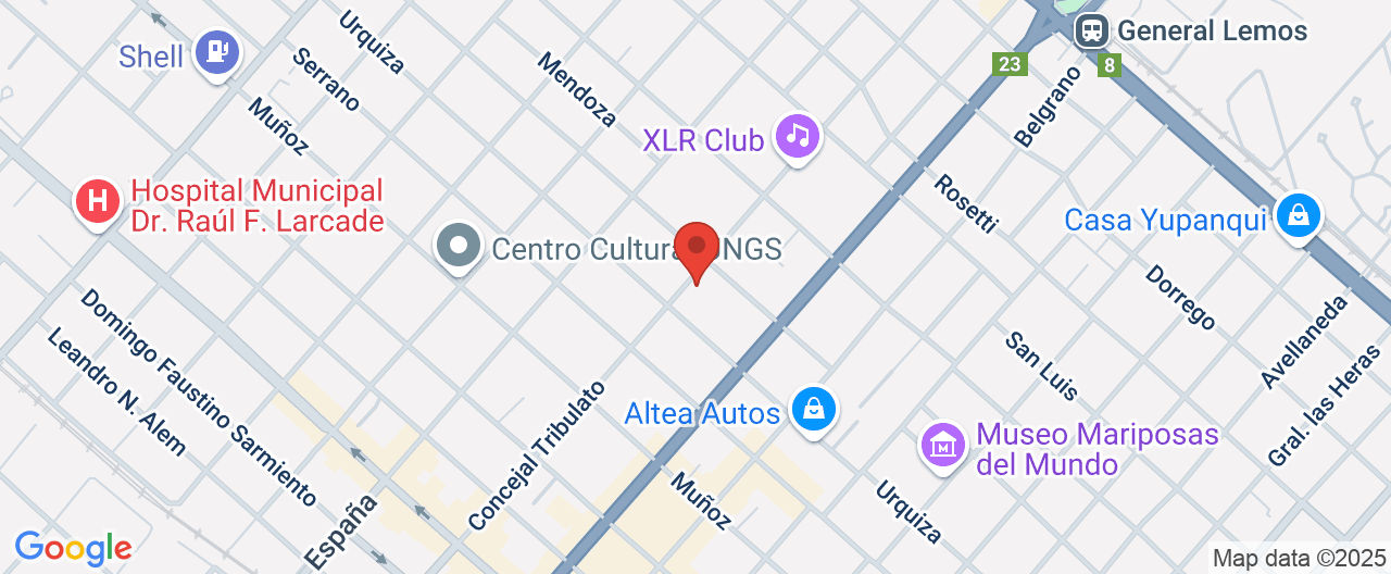 Mapa de la ubicación