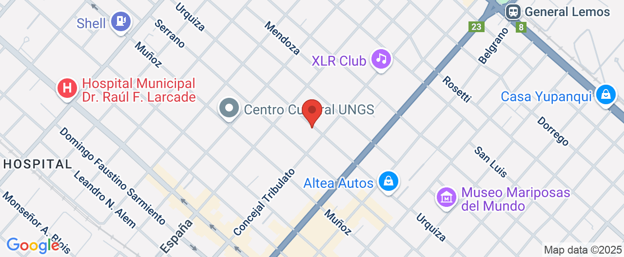 Mapa de la ubicación