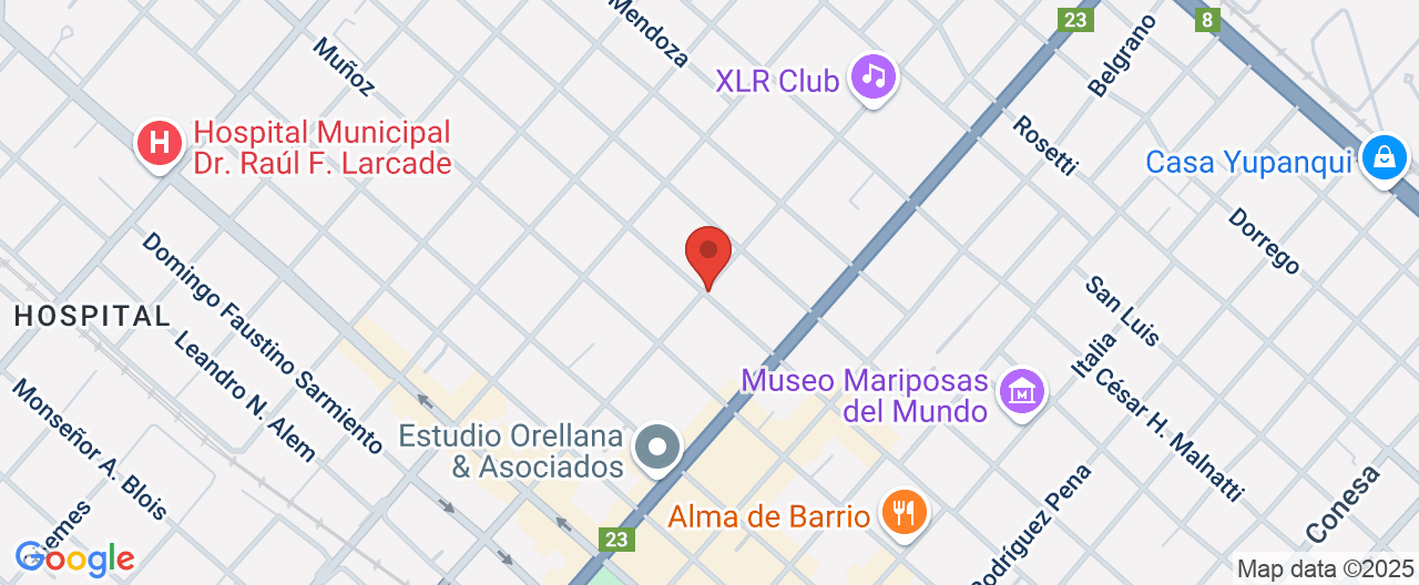 Mapa de la ubicación