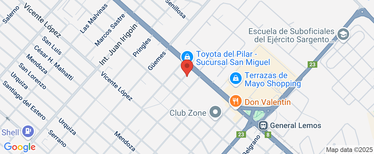 Mapa de la ubicación