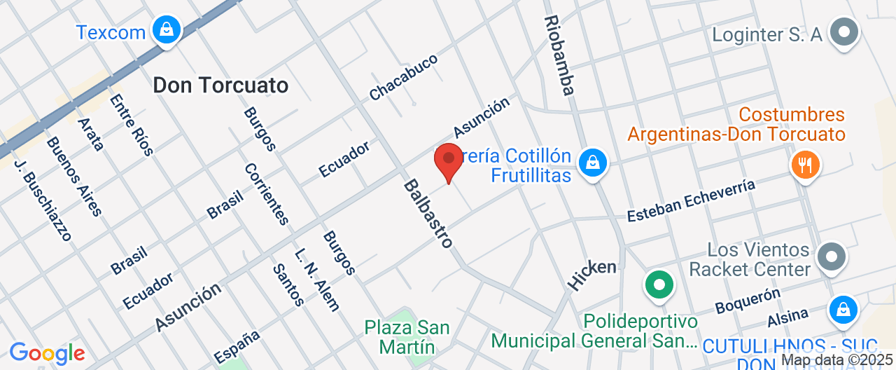 Mapa de la ubicación