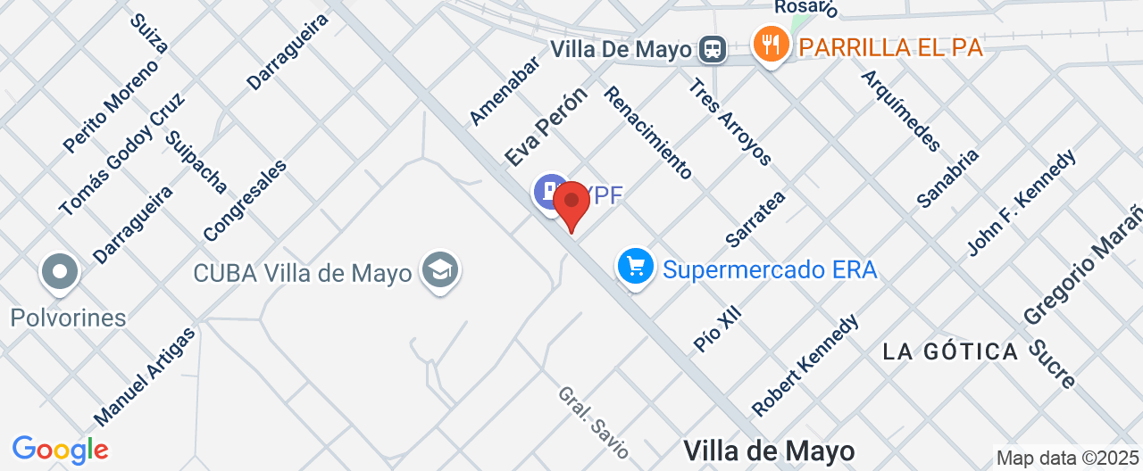 Mapa de la ubicación