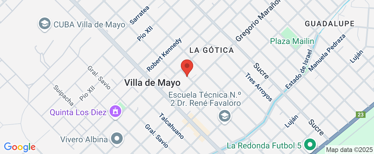 Mapa de la ubicación