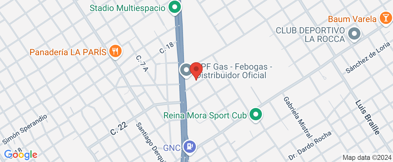 Mapa de la ubicación