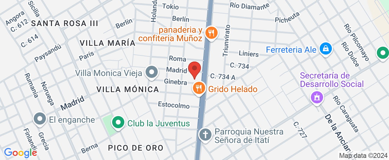Mapa de la ubicación
