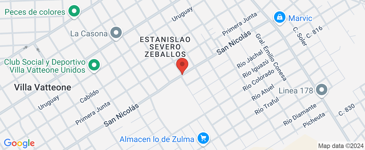 Mapa de la ubicación