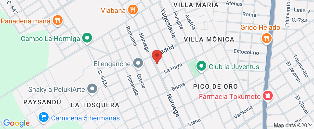 Mapa de la ubicación