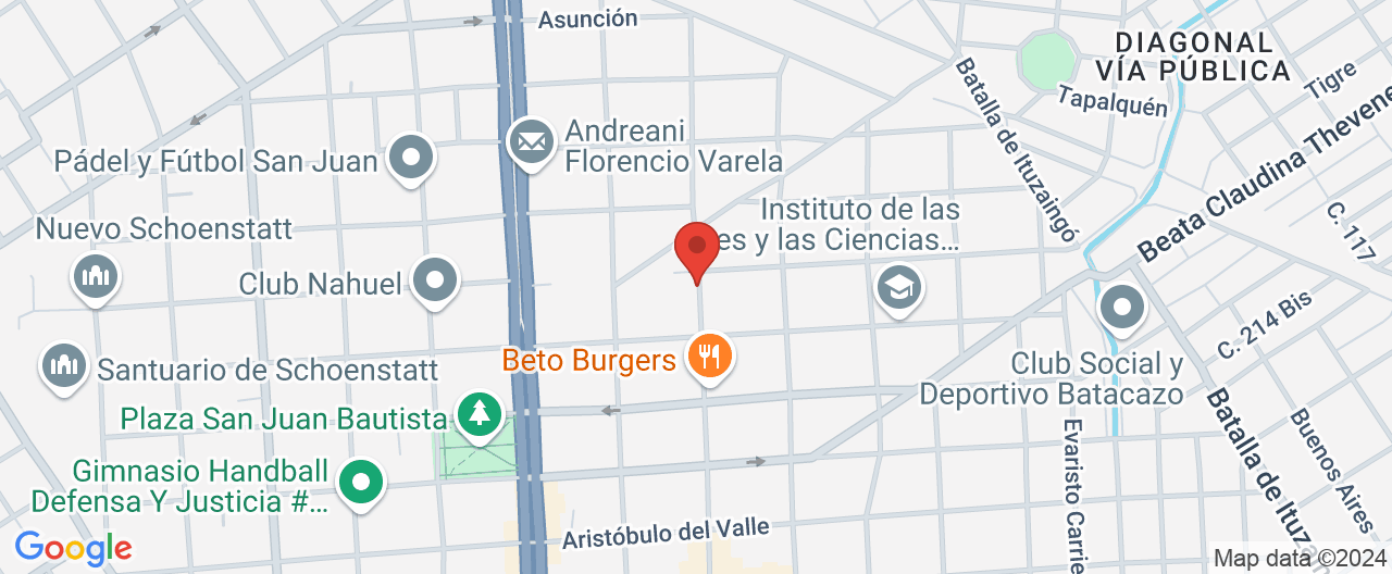 Mapa de la ubicación