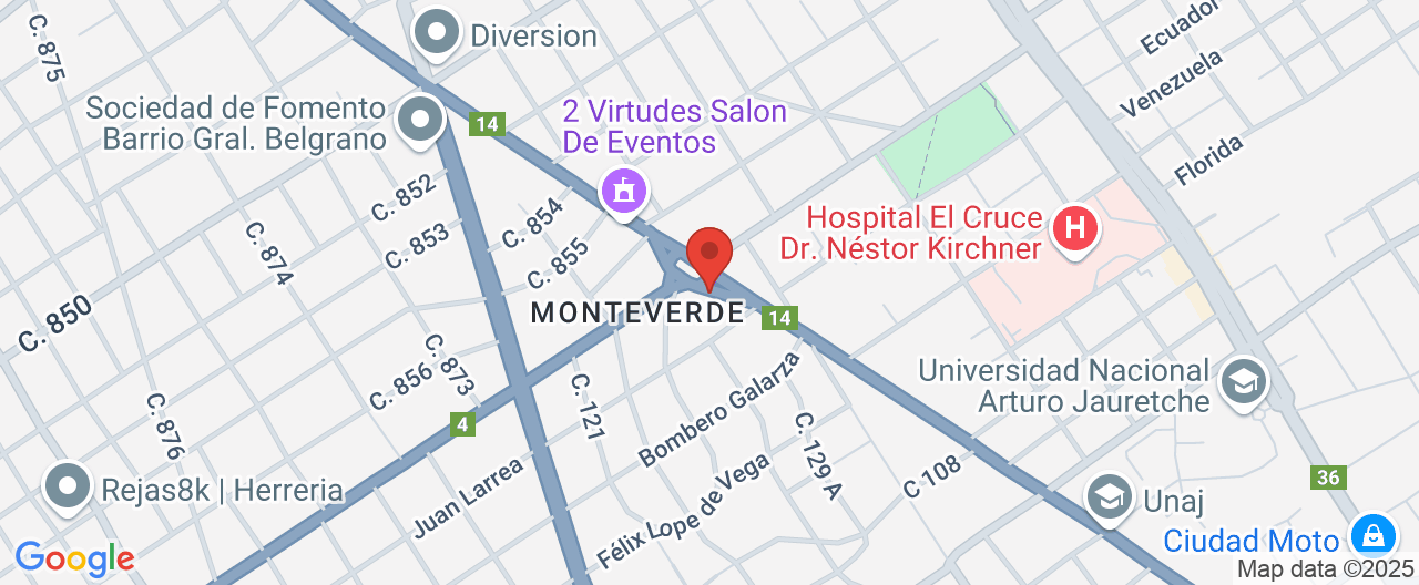 Mapa de la ubicación