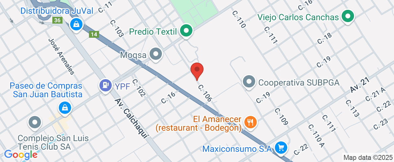 Mapa de la ubicación