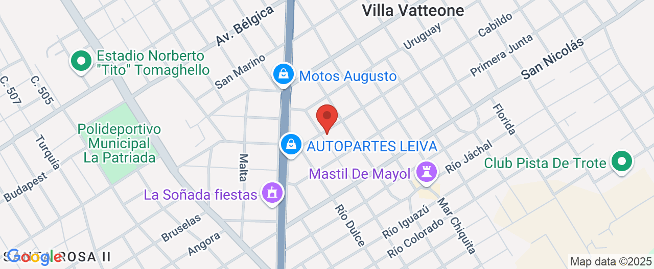 Mapa de la ubicación