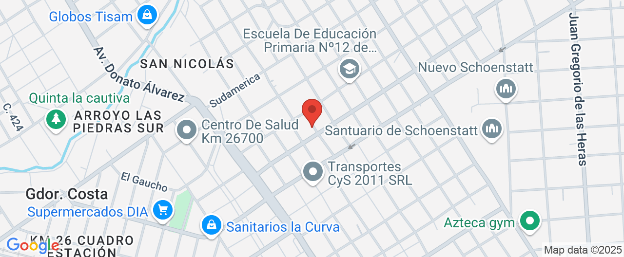 Mapa de la ubicación