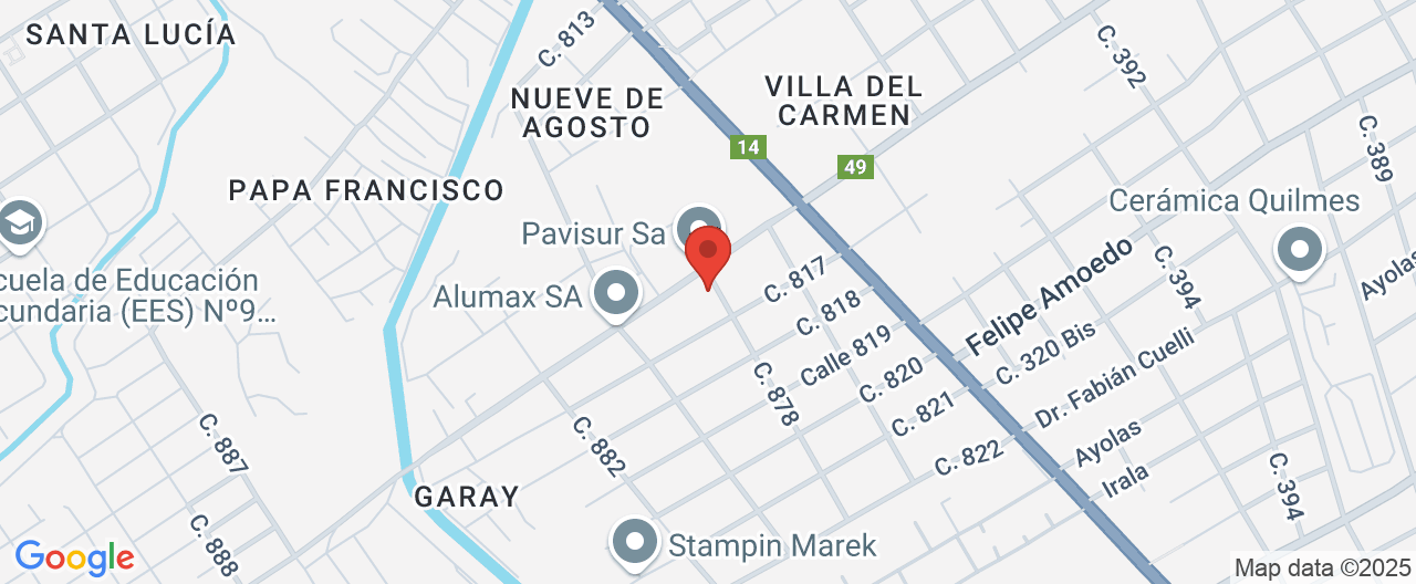 Mapa de la ubicación