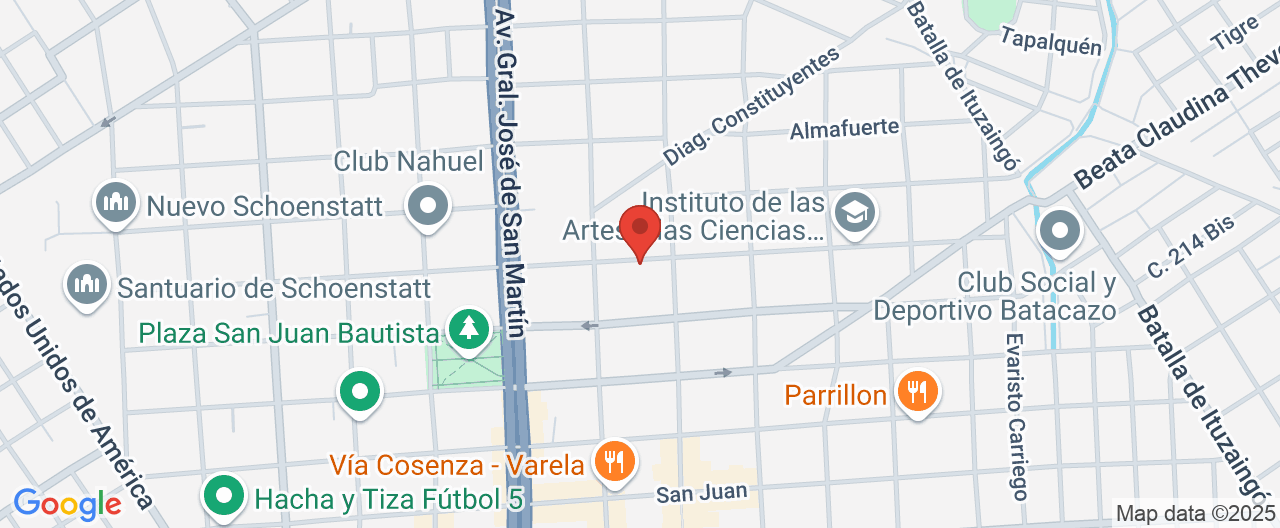 Mapa de la ubicación