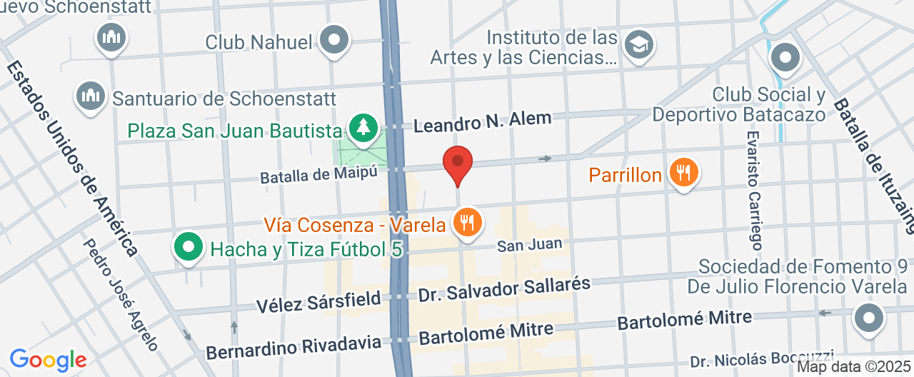 Mapa de la ubicación
