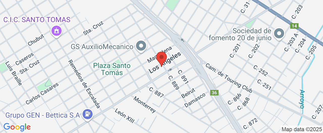 Mapa de la ubicación