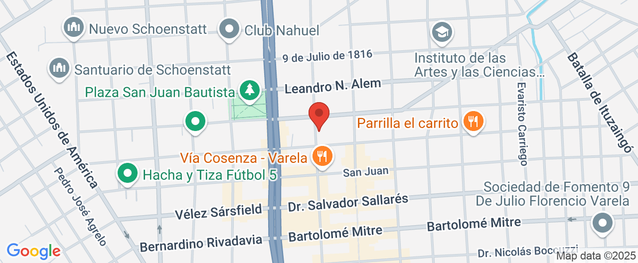 Mapa de la ubicación