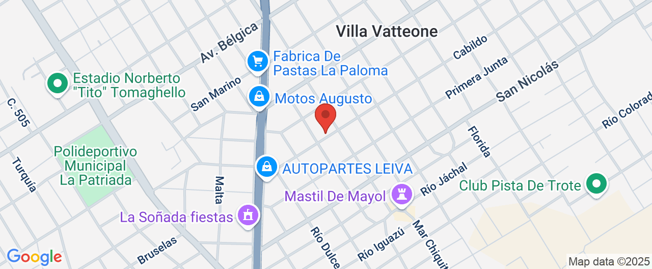 Mapa de la ubicación